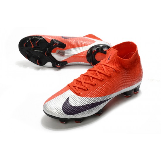 Nike Mercurial Superfly 7 Elite FG Red Silver Purple 39-45