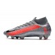 Nike Mercurial Superfly 7 Elite FG Silver Red 39-45