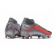 Nike Mercurial Superfly 7 Elite FG Silver Red 39-45