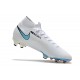 Nike Mercurial Superfly 7 Elite FG White Pink Blue 39-45