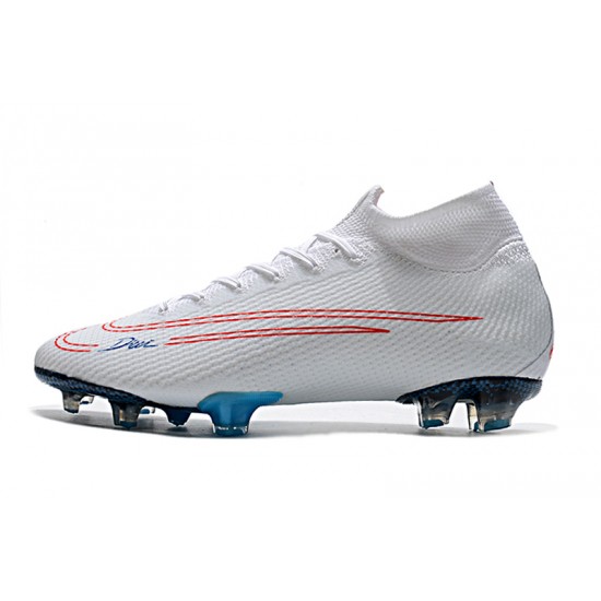 Nike Mercurial Superfly 7 Elite FG White Red 39-45