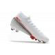 Nike Mercurial Superfly 7 Elite FG White Red Black 39-45