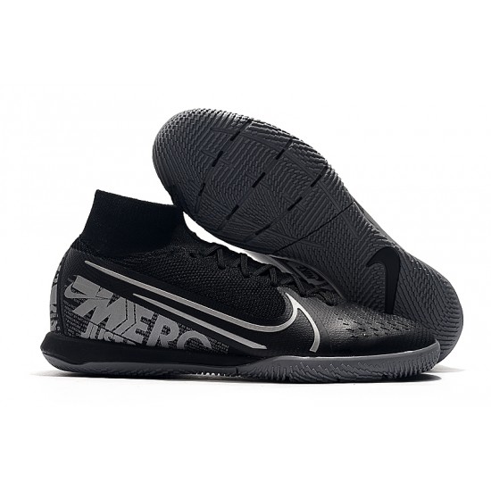 Nike Mercurial Superfly 7 Elite MDS IC Black Grey 39-45