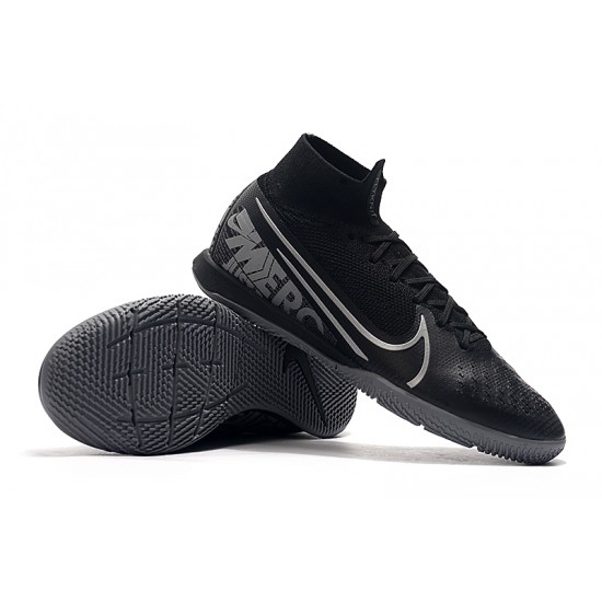 Nike Mercurial Superfly 7 Elite MDS IC Black Grey 39-45