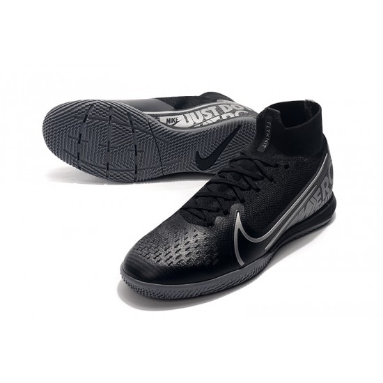 Nike Mercurial Superfly 7 Elite MDS IC Black Grey 39-45
