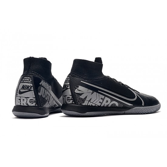 Nike Mercurial Superfly 7 Elite MDS IC Black Grey 39-45