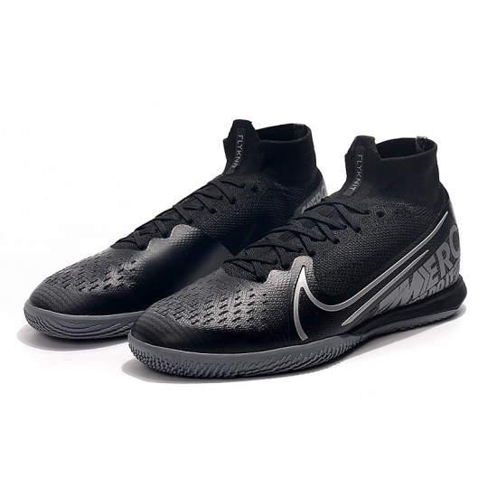 Nike Mercurial Superfly 7 Elite MDS IC Black Grey 39-45
