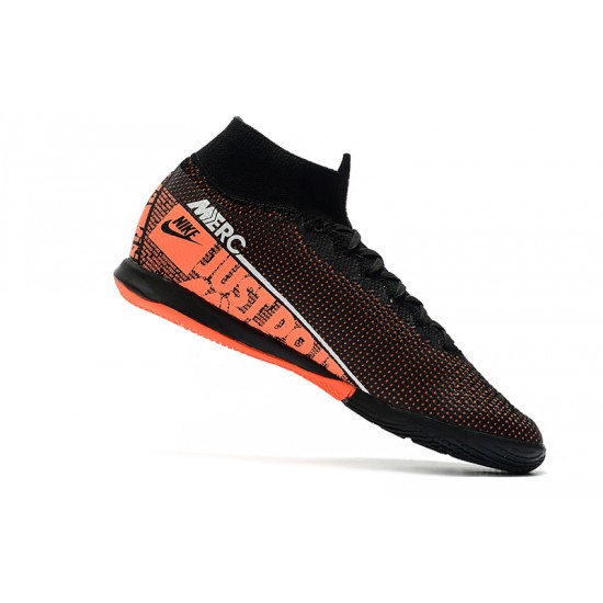 Nike Mercurial Superfly 7 Elite MDS IC Black Orange 39-45