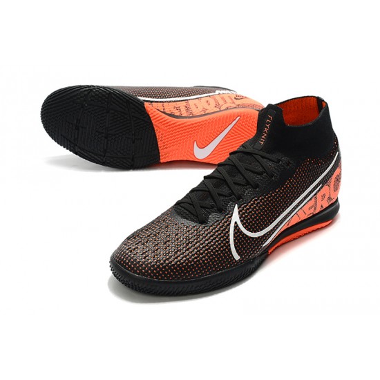 Nike Mercurial Superfly 7 Elite MDS IC Black Orange 39-45