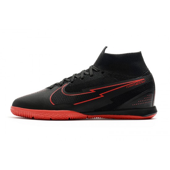 Nike Mercurial Superfly 7 Elite MDS IC Black Red 39-45