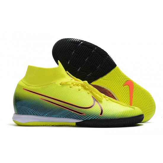 Nike Mercurial Superfly 7 Elite MDS IC Green Blue Orange 39-45