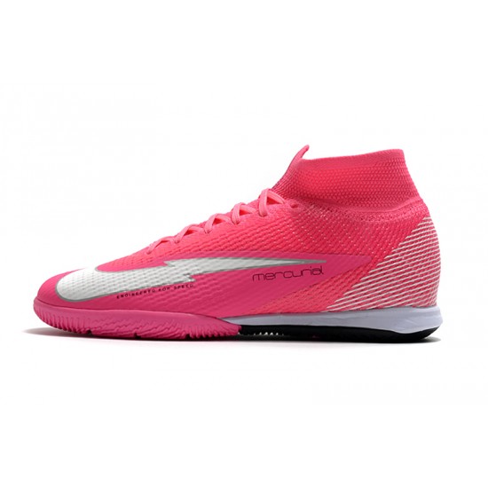 Nike Mercurial Superfly 7 Elite MDS IC Pink Silver 39-45