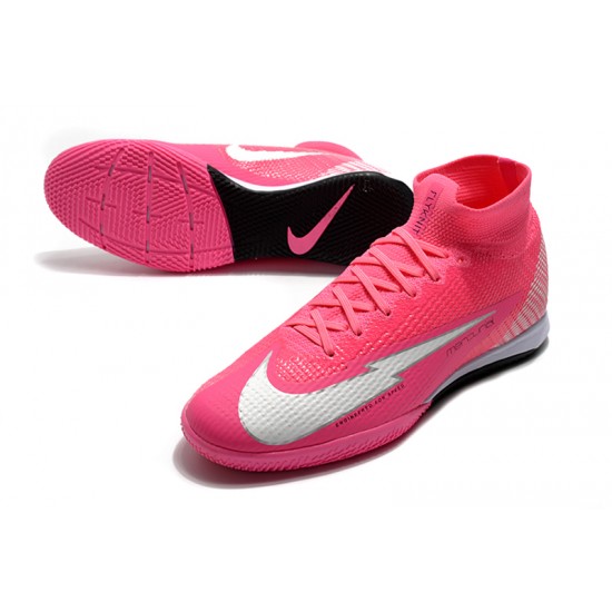 Nike Mercurial Superfly 7 Elite MDS IC Pink Silver 39-45