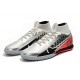 Nike Mercurial Superfly 7 Elite MDS IC Silver Black Red 39-45