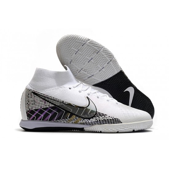 Nike Mercurial Superfly 7 Elite MDS IC White Black 39-45