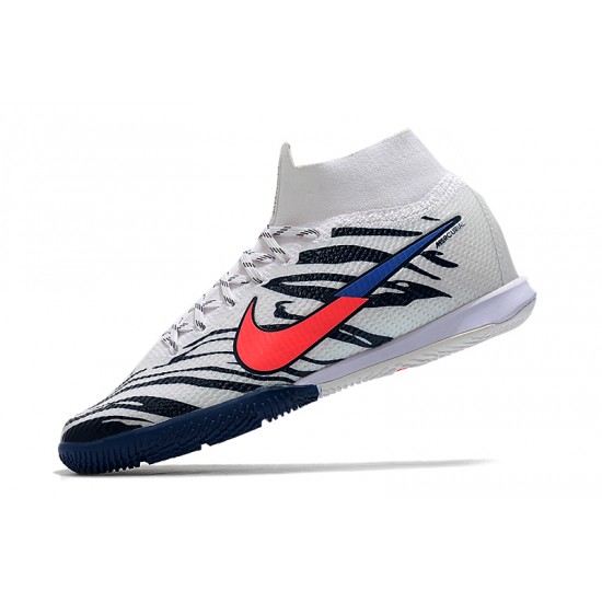 Nike Mercurial Superfly 7 Elite MDS IC White Black Blue Red 39-45