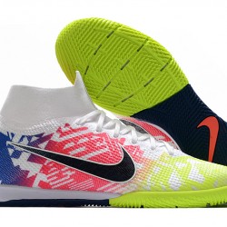 Nike Mercurial Superfly 7 Elite MDS IC White Black Rainbow 39-45