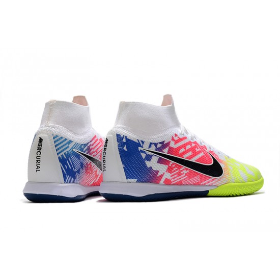 Nike Mercurial Superfly 7 Elite MDS IC White Black Rainbow 39-45