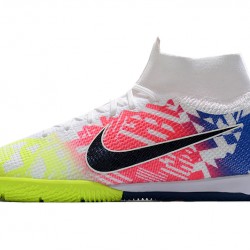 Nike Mercurial Superfly 7 Elite MDS IC White Black Rainbow 39-45