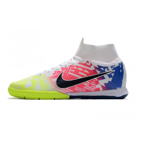 Nike Mercurial Superfly 7 Elite MDS IC White Black Rainbow 39-45