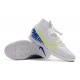 Nike Mercurial Superfly 7 Elite MDS IC White Blue Green 39-45