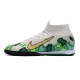 Nike Mercurial Superfly 7 Elite MDS IC White Green Gold 39-45