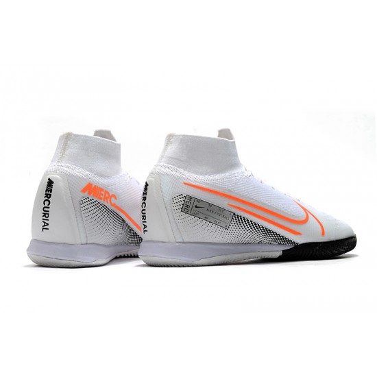 Nike Mercurial Superfly 7 Elite MDS IC White Orange Black 39-45