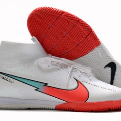 Nike Mercurial Superfly 7 Elite MDS IC White Red Blue 39-45