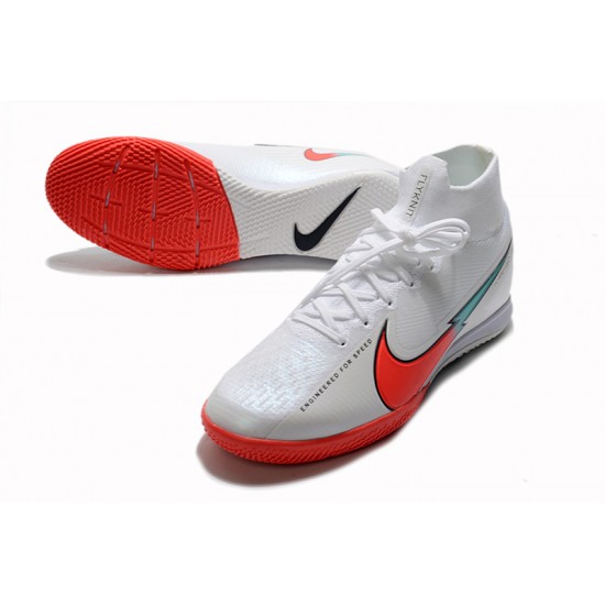 Nike Mercurial Superfly 7 Elite MDS IC White Red Blue 39-45