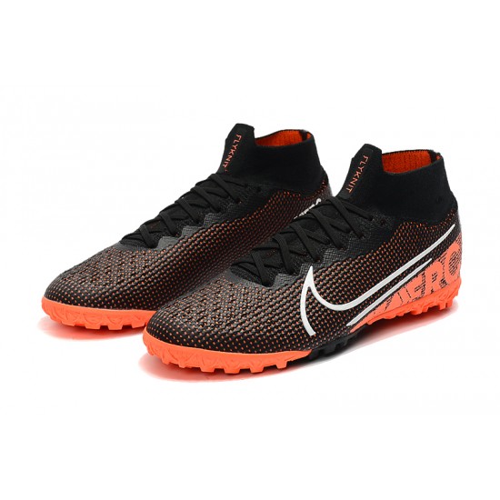 Nike Mercurial Superfly 7 Elite MDS TF Black Orange White 39-45