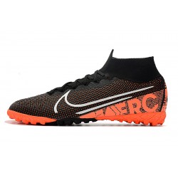 Nike Mercurial Superfly 7 Elite MDS TF Black Orange White 39-45