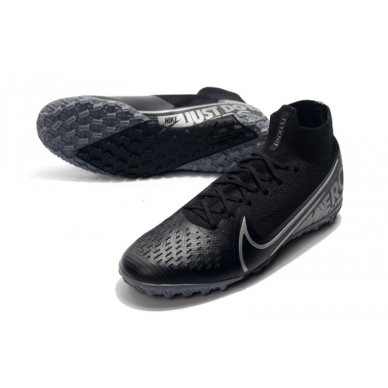 Nike Mercurial Superfly 7 Elite MDS TF Black Silver 39-45