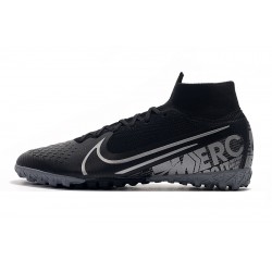 Nike Mercurial Superfly 7 Elite MDS TF Black Silver 39-45