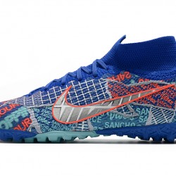 Nike Mercurial Superfly 7 Elite MDS TF Blue Orange 39-45