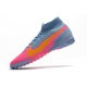 Nike Mercurial Superfly 7 Elite MDS TF Blue Pink Orange 39-45