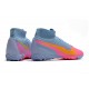 Nike Mercurial Superfly 7 Elite MDS TF Blue Pink Orange 39-45