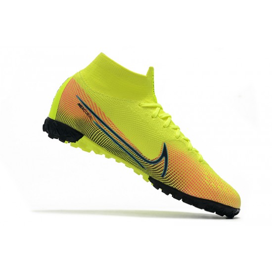 Nike Mercurial Superfly 7 Elite MDS TF Green Orange Blue 39-45