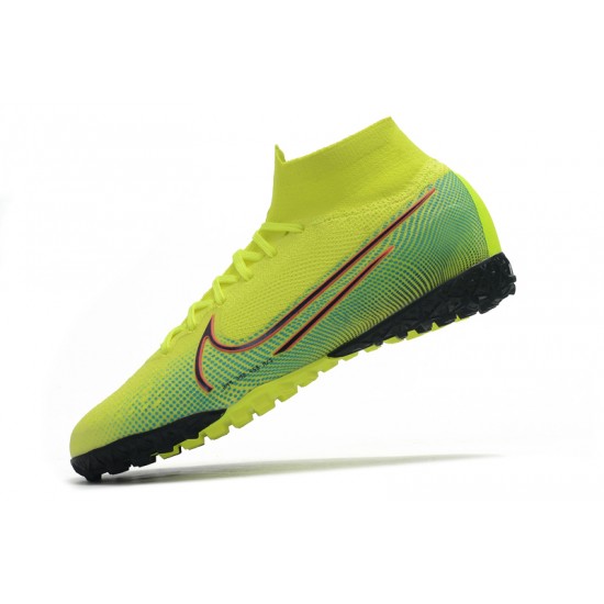 Nike Mercurial Superfly 7 Elite MDS TF Green Orange Blue 39-45