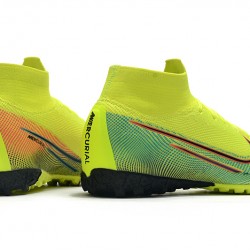 Nike Mercurial Superfly 7 Elite MDS TF Green Orange Blue 39-45