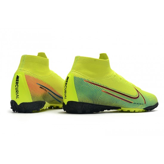 Nike Mercurial Superfly 7 Elite MDS TF Green Orange Blue 39-45