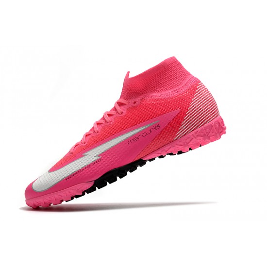 Nike Mercurial Superfly 7 Elite MDS TF Pink White 39-45