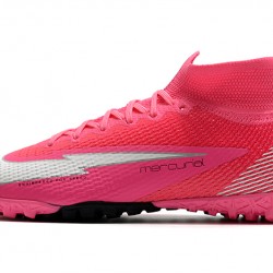 Nike Mercurial Superfly 7 Elite MDS TF Pink White 39-45