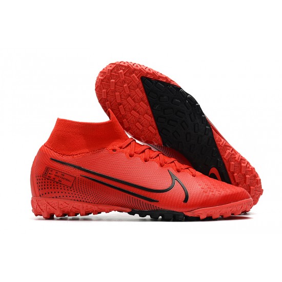 Nike Mercurial Superfly 7 Elite MDS TF Red Black 39-45