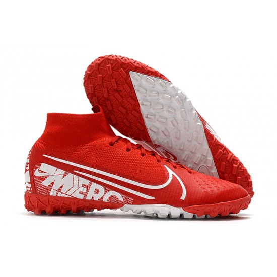 Nike Mercurial Superfly 7 Elite MDS TF Red White 39-45