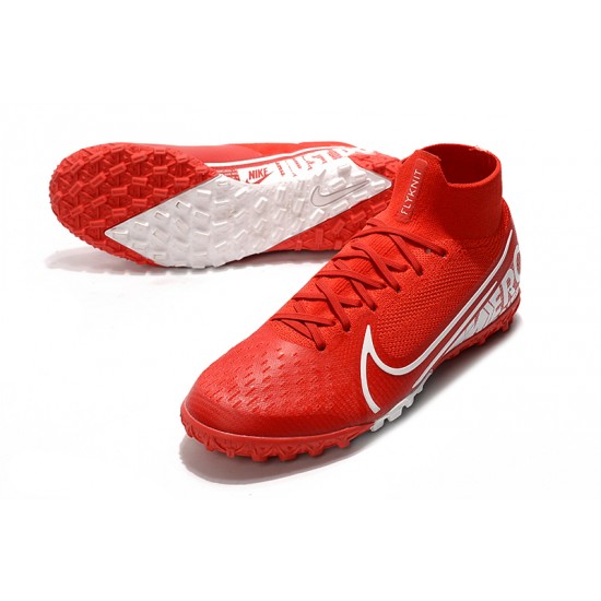 Nike Mercurial Superfly 7 Elite MDS TF Red White 39-45