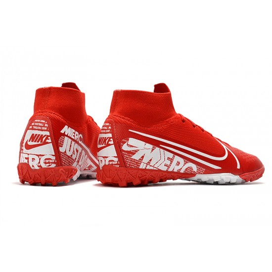 Nike Mercurial Superfly 7 Elite MDS TF Red White 39-45