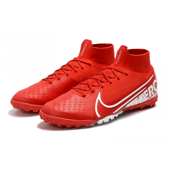 Nike Mercurial Superfly 7 Elite MDS TF Red White 39-45