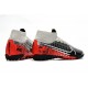 Nike Mercurial Superfly 7 Elite MDS TF Silver Black Red 39-45