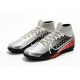 Nike Mercurial Superfly 7 Elite MDS TF Silver Black Red 39-45