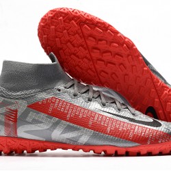 Nike Mercurial Superfly 7 Elite MDS TF Silver Red 39-45